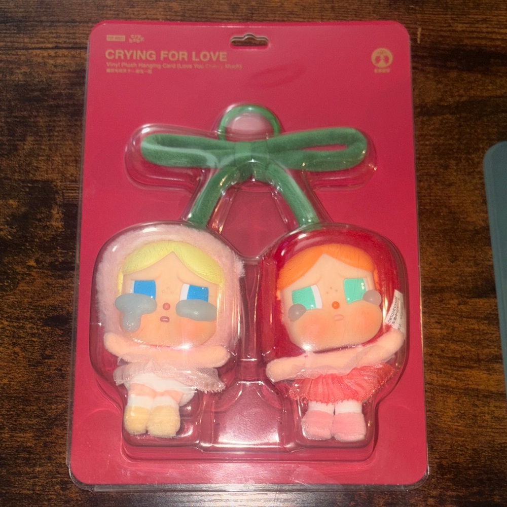 Crying for Love Plush Vinyl Keychain
